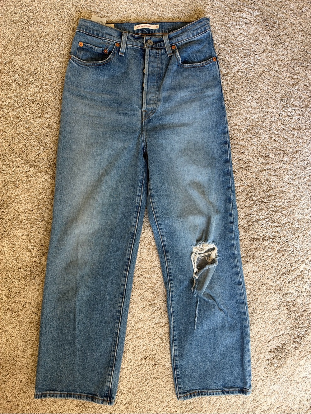 Levi’s Ribcage Straight Ankle Jeans 27